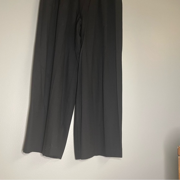 THE LIMITED 35%Wool 65%Rayon Wide Leg Pant - Black SZ/12 - Picture 2 of 12
